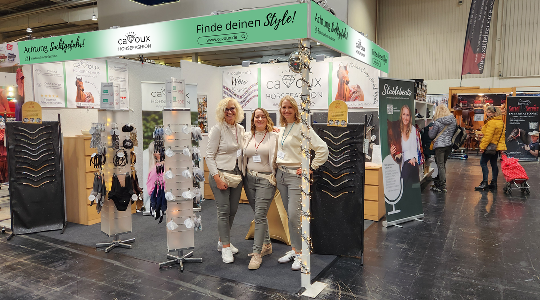 Erster Messeauftritt bei der PASSION PFERD 2024 - CAVOUX HORSEFASHION
