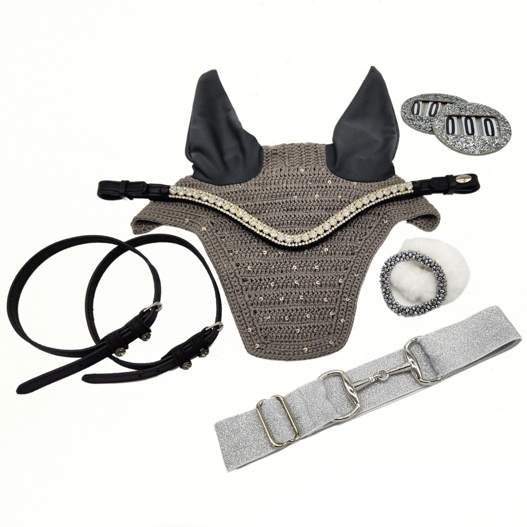 GREY BONNET Fliegenmütze