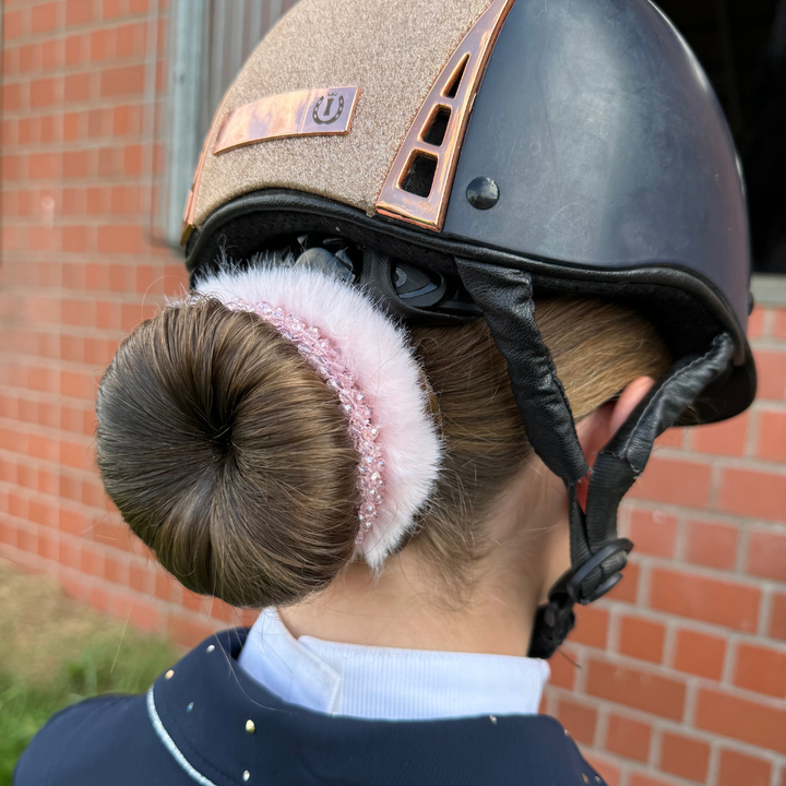 Duttkissen-Set (blond, braun, schwarz)